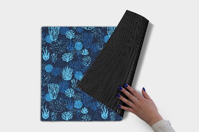 Outdoor mat Coral blue