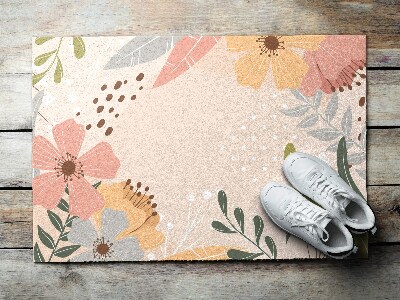 Outdoor mat Floristic pattern