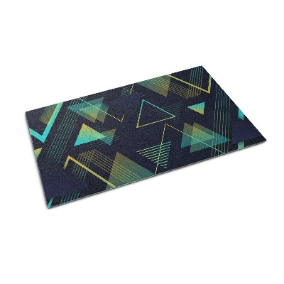 Outdoor mat Triangular figures