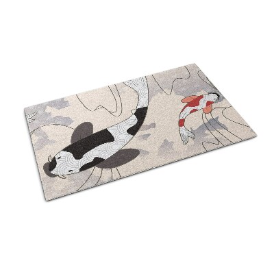 Outdoor mat Koi fishstalk