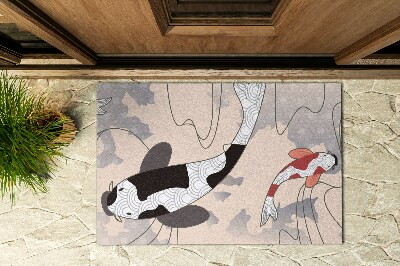 Outdoor mat Koi fishstalk