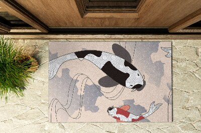 Outdoor mat Koi carp