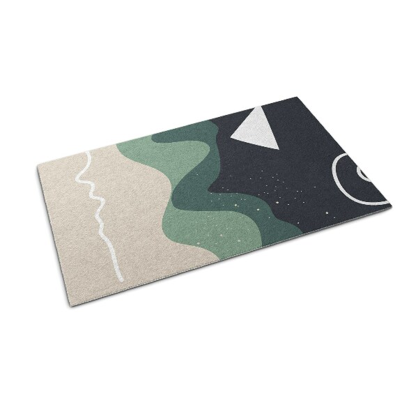 Outdoor mat Geometric Scheme