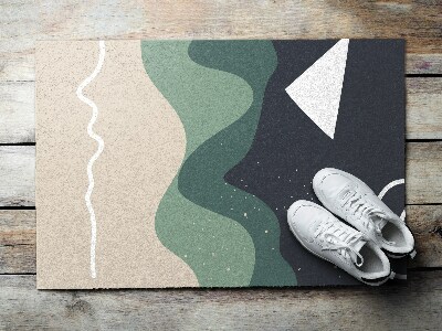 Outdoor mat Geometric Scheme