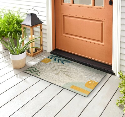 Outdoor rug for deck Vegetable Abstraction