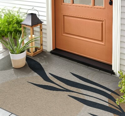 Front door floor mat Vegetable Abstraction