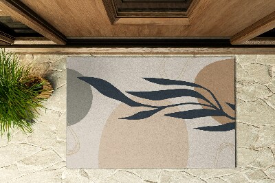 Front door floor mat Vegetable Abstraction