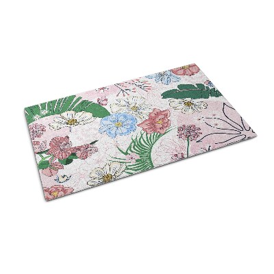 Outdoor mat Colorful Flowers