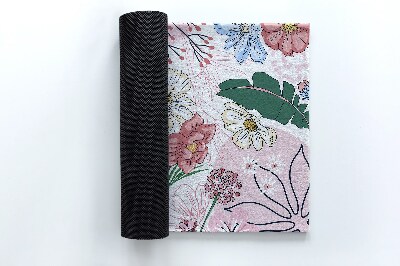 Outdoor mat Colorful Flowers