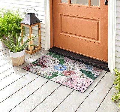 Outdoor mat Colorful Flowers