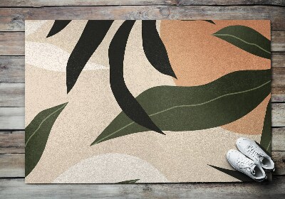 Outdoor rug for deck Tropical Leaves