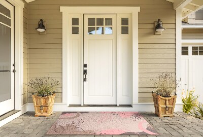 Outdoor mat Boho Flowers