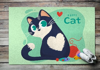 Outdoor mat Cute Cat