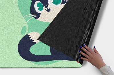 Outdoor mat Cute Cat