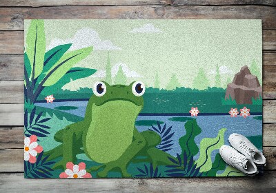 Outdoor mat Tropical Frog