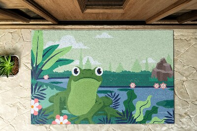 Outdoor mat Tropical Frog