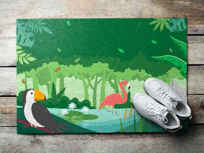 Outdoor mat Tropical Animals