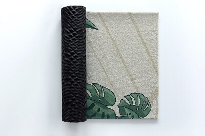 Outdoor door mat Monstera Flower