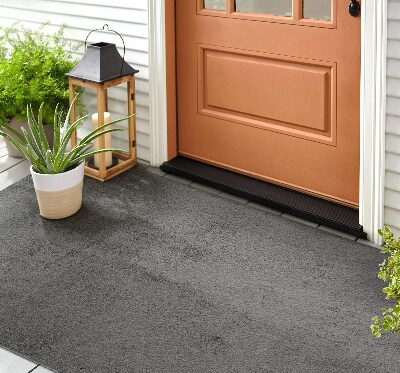 Front door floor mat Cement