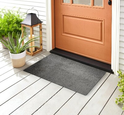 Front door floor mat Cement