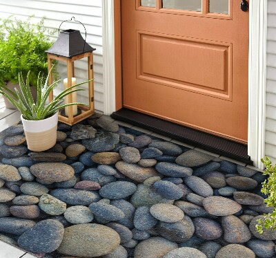 Front door floor mat Stones