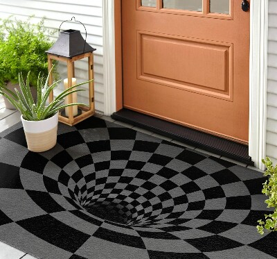 Front door floor mat Optical Illusion