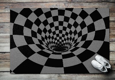 Front door floor mat Optical Illusion