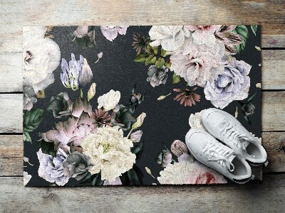 Front door floor mat Floral Composition