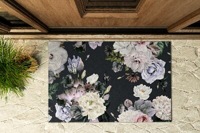 Front door floor mat Floral Composition