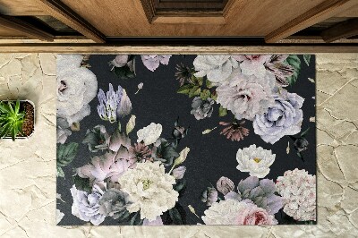 Front door floor mat Floral Composition