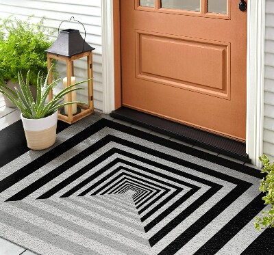 Front door floor mat Three-dimensional Tunnel