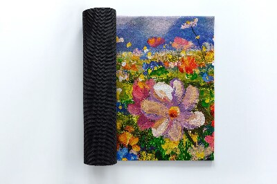 Front door floor mat Floral Meadow