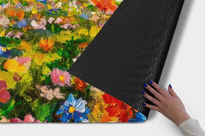 Front door floor mat Floral Meadow