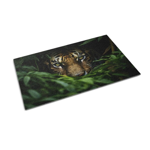 Front door doormat Tiger in the jungle