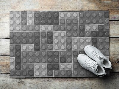 Front door doormat Geometry Blocks