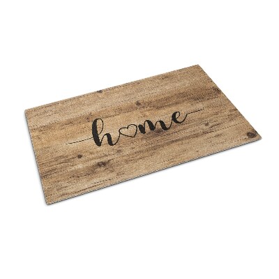 Front door mat Wood Home