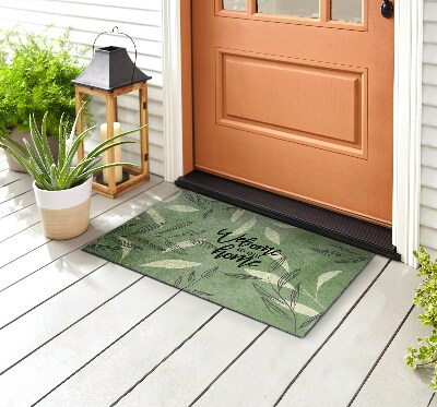 Front door mat Welcome home