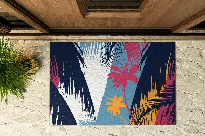 Front door mat Palm Landscape