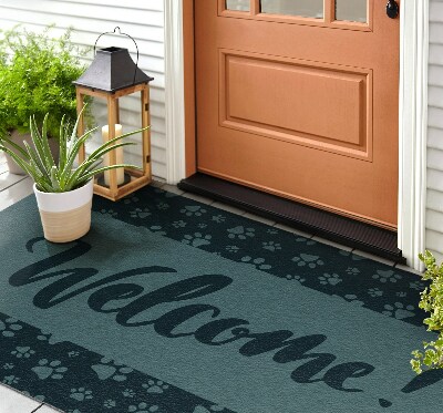 Front door mat Welcome