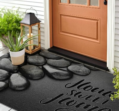 Carpet front door Zen Stones