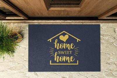 Outdoor mat Sweet Home lettering