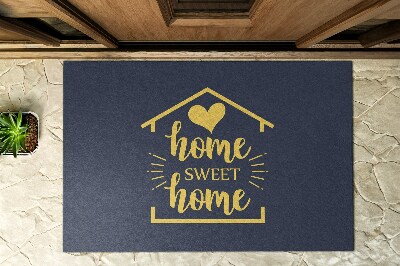 Outdoor mat Sweet Home lettering
