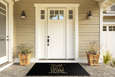 Outdoor door mat With inscription Home Sweet Home