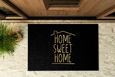 Outdoor door mat With inscription Home Sweet Home