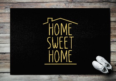 Outdoor door mat With inscription Home Sweet Home