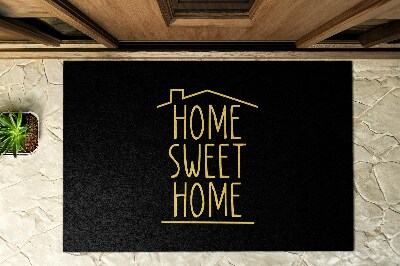 Outdoor door mat With inscription Home Sweet Home