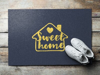 Front door doormat With inscription Home Sweet Home