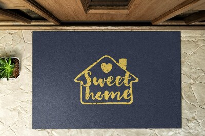 Front door doormat With inscription Home Sweet Home