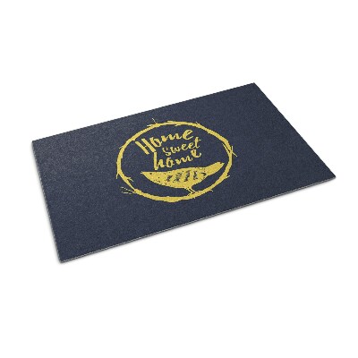 Front door floor mat With inscription Home Sweet Home