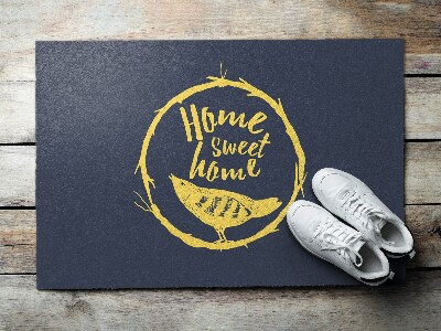 Front door floor mat With inscription Home Sweet Home